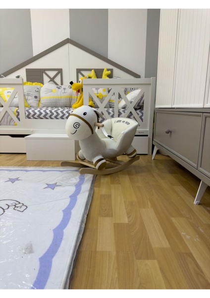 Pelüş Sallanan Ahşap At ve Sandalye, Öğretici ve Güvenilir, 2 Yıl Garantili modelleri