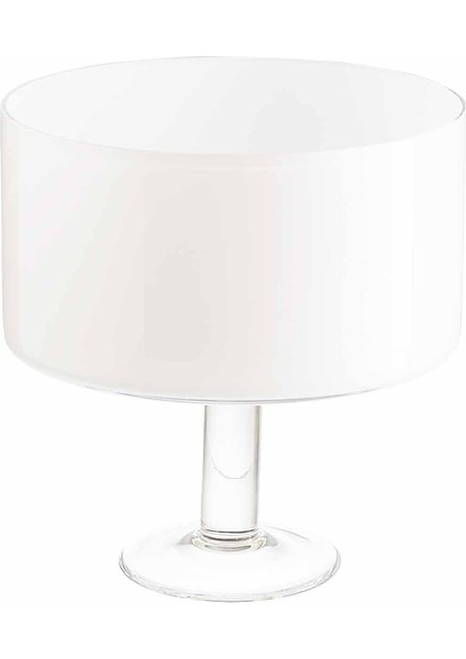 Beyaz Ayaklı Servis 22 cm