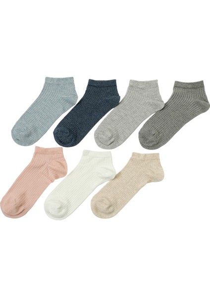 Basıc 7 Lı Ptk-W 5pr Mavi Kadın 7 Li Çorap