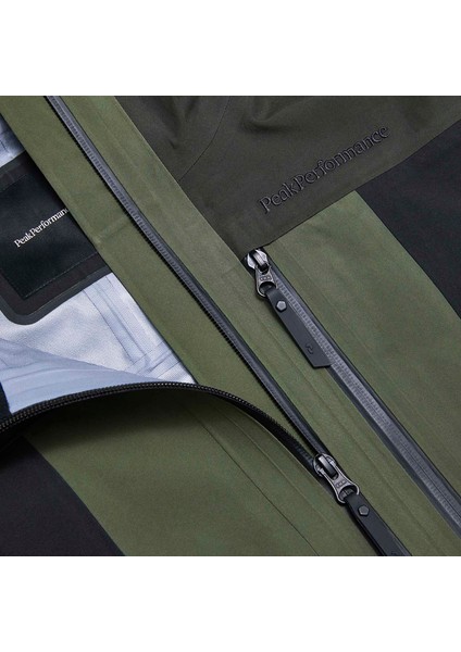 Gravity Gore-tex 3l Erkek Yeşil Kayak Ceketi