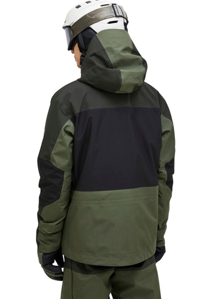 Gravity Gore-tex 3l Erkek Yeşil Kayak Ceketi
