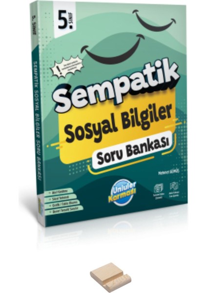 5. Sınıf Sempatik Sosyal Bilgiler Soru Bankası ve Telefon Standı
