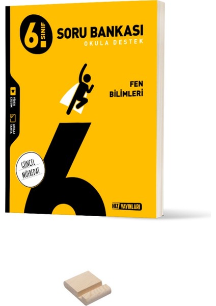 6. Sınıf Fen Bilimleri Soru Bankası ve Telefon Standı