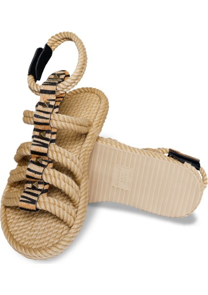 Srg.zeb Serengeti Bej Zebra Kadın Sandalet fırsatları