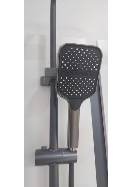 Market Piyano Tuşlu Robot Duş Seti Antrasit modelleri