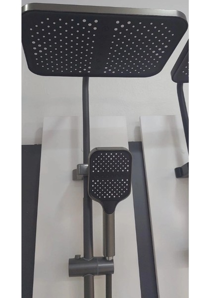 Market Piyano Tuşlu Robot Duş Seti Antrasit fırsatları