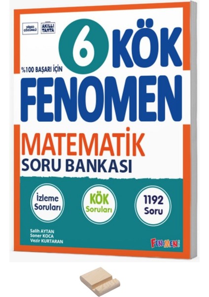 6. Sınıf Kök Matematik Soru Bankası ve Telefon Standı