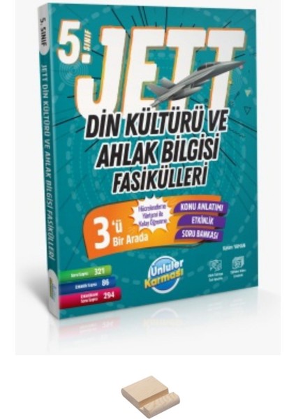 5. Sınıf Jett Din Kültürü Fasikülleri ve Telefon Standı