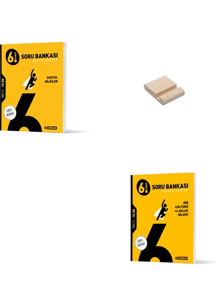 6. Sınıf Sosyal Bilgiler ve Din Kültürü Soru Bankası + Telefon Standı