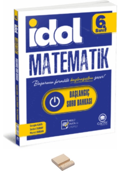 6. Sınıf Idol Matematik Başlangıç Soru Bankası ve Telefon Standı