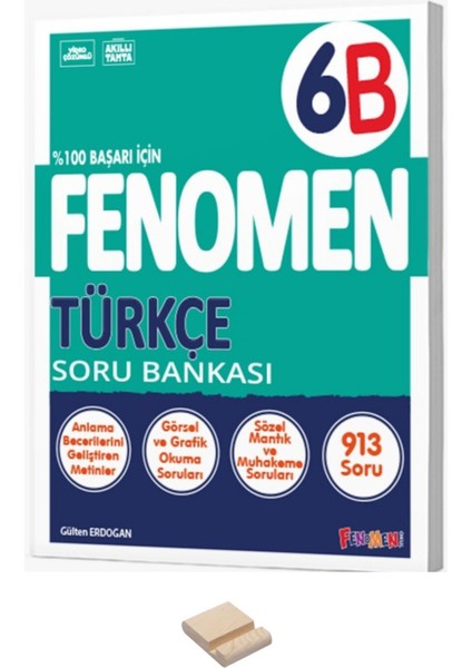 6. Sınıf Türkçe (B) Soru Bankası ve Telefon Standı