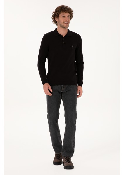 Erkek Siyah Kazak /triko 50307799-VR046 fırsatları