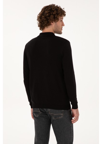 Erkek Siyah Kazak /triko 50307799-VR046 indirimleri