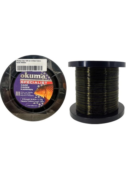 Carp 1200 mt 0.43MM Camou Sazan Misinası
