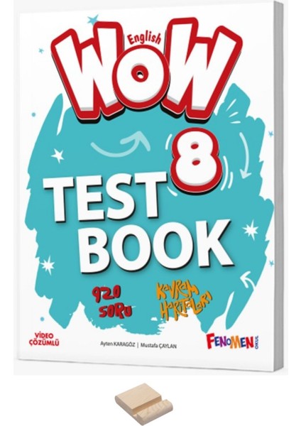 Lgs 8. Sınıf Wow Test Book ve Telefon Standı