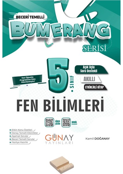 5. Sınıf Bumerang Etkinlikli Fen Bilimleri+ Telefon Standı