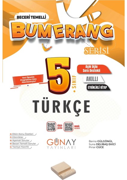 5. Sınıf Bumerang Etkinlikli Türkçe + Telefon Standı