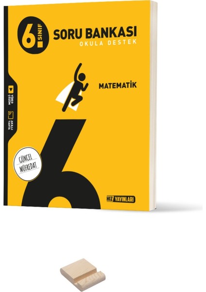 6 Sınıf Matematik Soru Bankası ve Telefon Standı