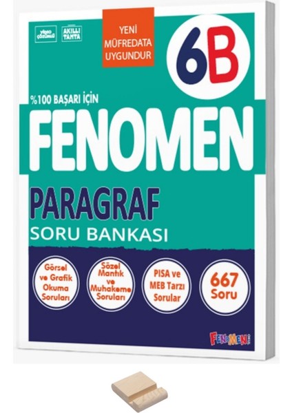 6. Sınıf Paragraf (B) Soru Bankası ve Telefon Standı