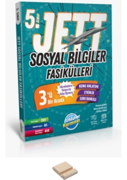 5. Sınıf Jett Sosyal Bilgiler Fasikülleri ve Telefon Standı