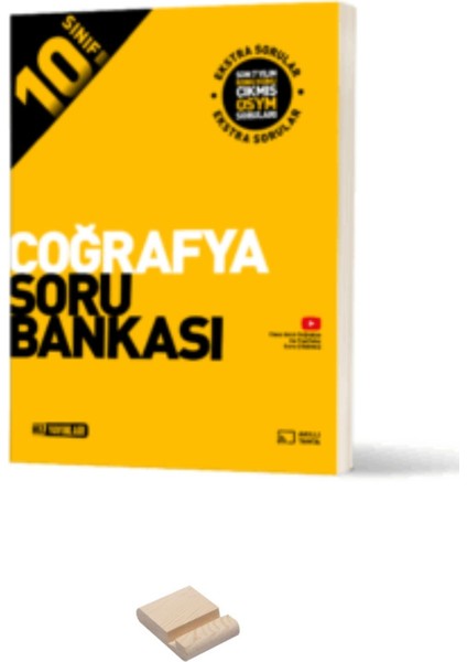 10. Sınıf Coğrafya Soru Bankası ve Telefon Standı