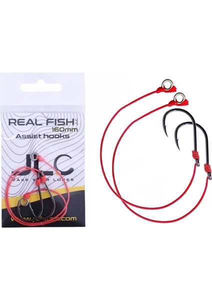 Tekli Hazır Assist Iğne Real Fish 16CM / Zanzibar (2 Adet)