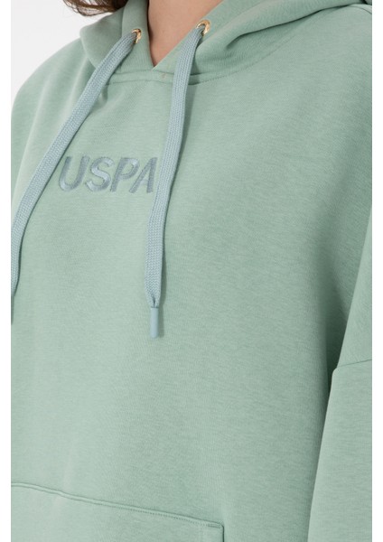 Kadın Su Yeşili Sweatshirt 50292370-VR048