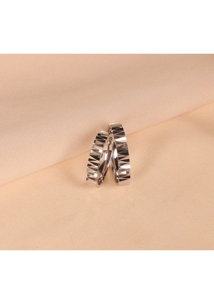 Zigzag Desen (Kadın-Erkek) Gümüş Yüzük