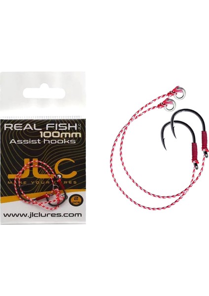 Tekli Hazır Assist Iğne Real Fish 10CM / Killer (2 Adet)