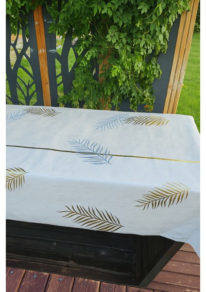 Modern Yaprak Desenli Masa Örtüsü Su Geçirmez Kolay Silinebilir Pvc Sofra Örtüsü Şık ve Lüks Tasarım fiyatları