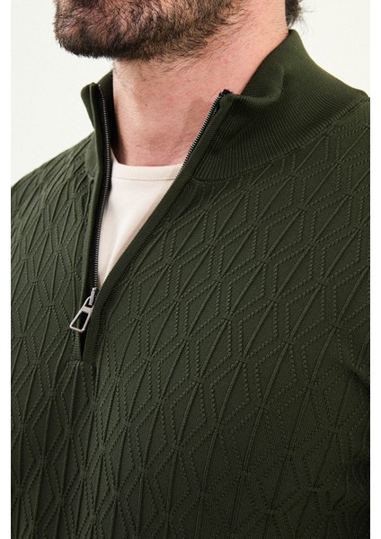 Triko Yarım Balıkçı Fermuarlı Yaka fiyatları