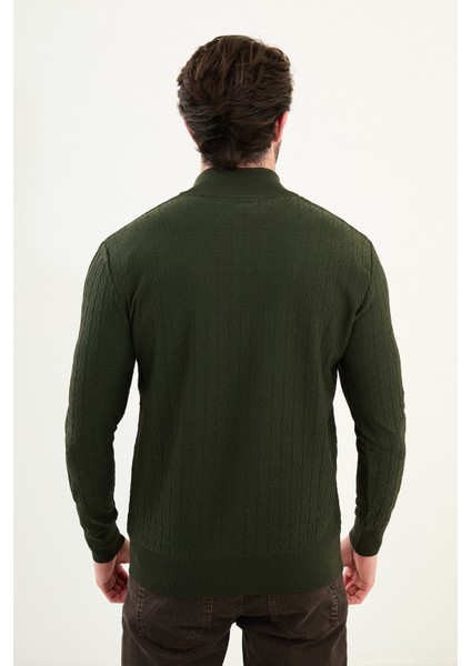 Triko Yarım Balıkçı Fermuarlı Yaka modelleri