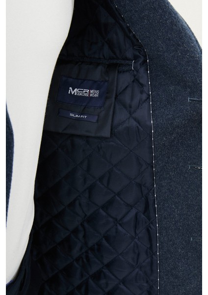 Düz Slim Fit Mono Yaka Klasik Yün Erkek Kaban indirimleri