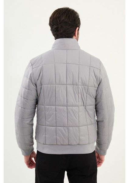 Kapitone Slim Fit Hakim Yaka Şişme Erkek Mont indirimleri