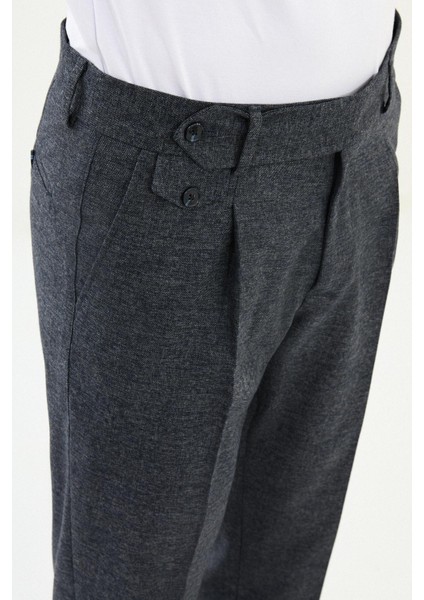 Dokulu Slimfit Pileli Erkek Pantolon fiyatları