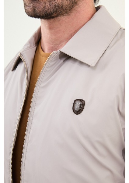 Düz Slim Fit Gömlek Yaka Erkek Mont fiyatları