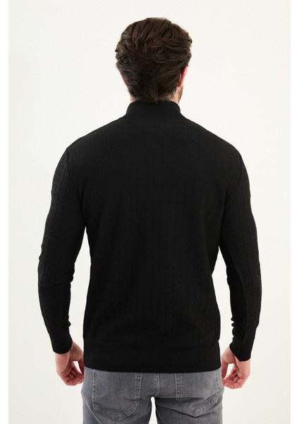 Triko Yarım Balıkçı Fermuarlı Yaka modelleri