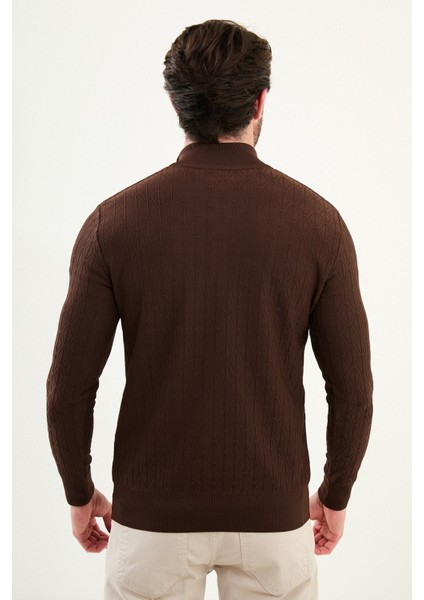 Triko Yarım Balıkçı Fermuarlı Yaka modelleri