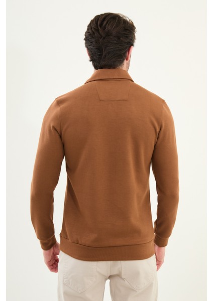 Çizgili Slim Fit Polo Yaka Uzun Kollu Pamuk Erkek T-Shirt modelleri