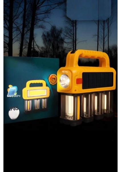 Büro Ev Ofis Yazlık Kamp Keyfi Için Solar Enerjili Taşınır Projektör Işıldak fiyatları