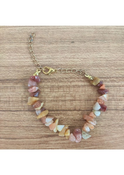 Doğal Akik (Carnelian) Taşı Bileklik, Kırık Taş Grubu, 572 modelleri