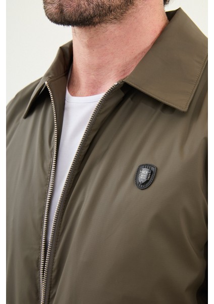 Düz Slim Fit Gömlek Yaka Erkek Mont fiyatları