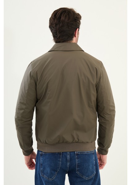 Düz Slim Fit Gömlek Yaka Erkek Mont indirimleri