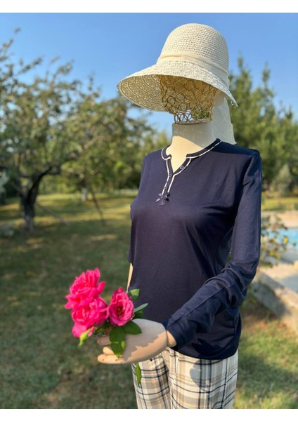 Kadın Mevsimlik Kışlık Ikili Pijama ve Gecelik Takımı Serin Tutan Doğal Bambu Kumaş, Büyük Beden Uzun Kollu modelleri