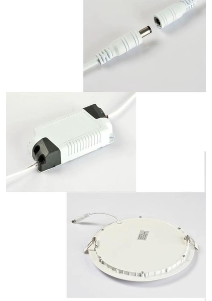 12W Slim LED Panel Sarı 3200K Sıvı Altı Gömme Spot Lamba modelleri