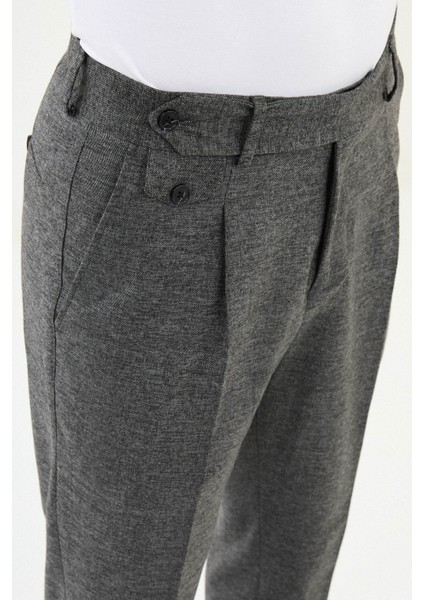 Dokulu Slimfit Pileli Erkek Pantolon fiyatları