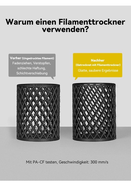 Space Pi Plus Filament Kurutucu – 2 Makaralı, 360° Isıtmalı, Dokunmatik Ekranlı, Tüm Filament Türleriyle Uyumlu