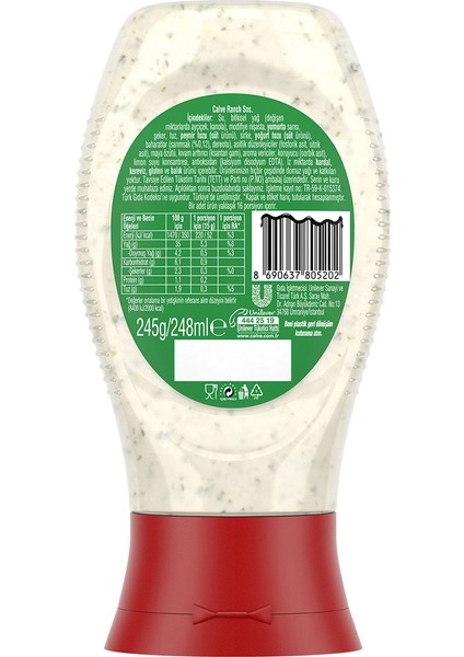 Ranch Sos 245 gr & Hardal 250 gr