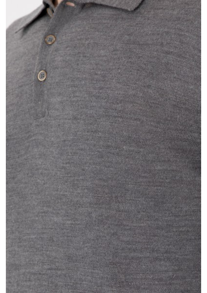 Erkek Gri Melanj Kazak /Triko 50293728-VR086