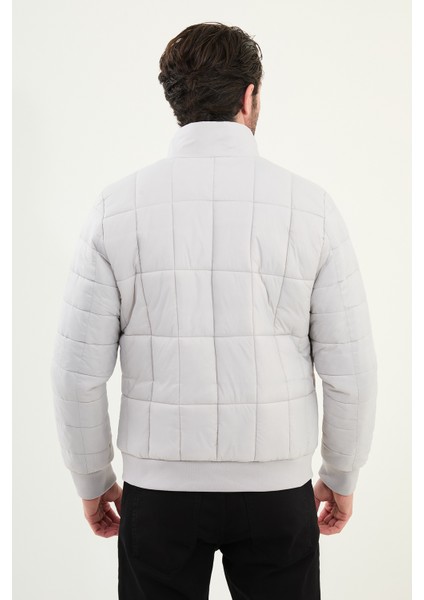 Kapitone Slim Fit Hakim Yaka Şişme Erkek Mont indirimleri